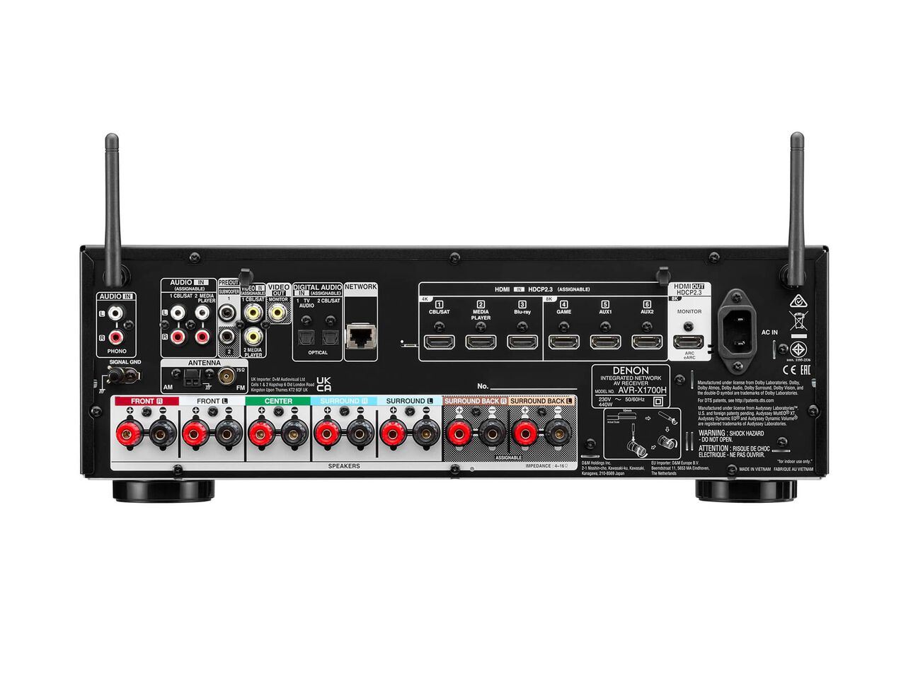 Denon AVR-X1700H AV-Receiver