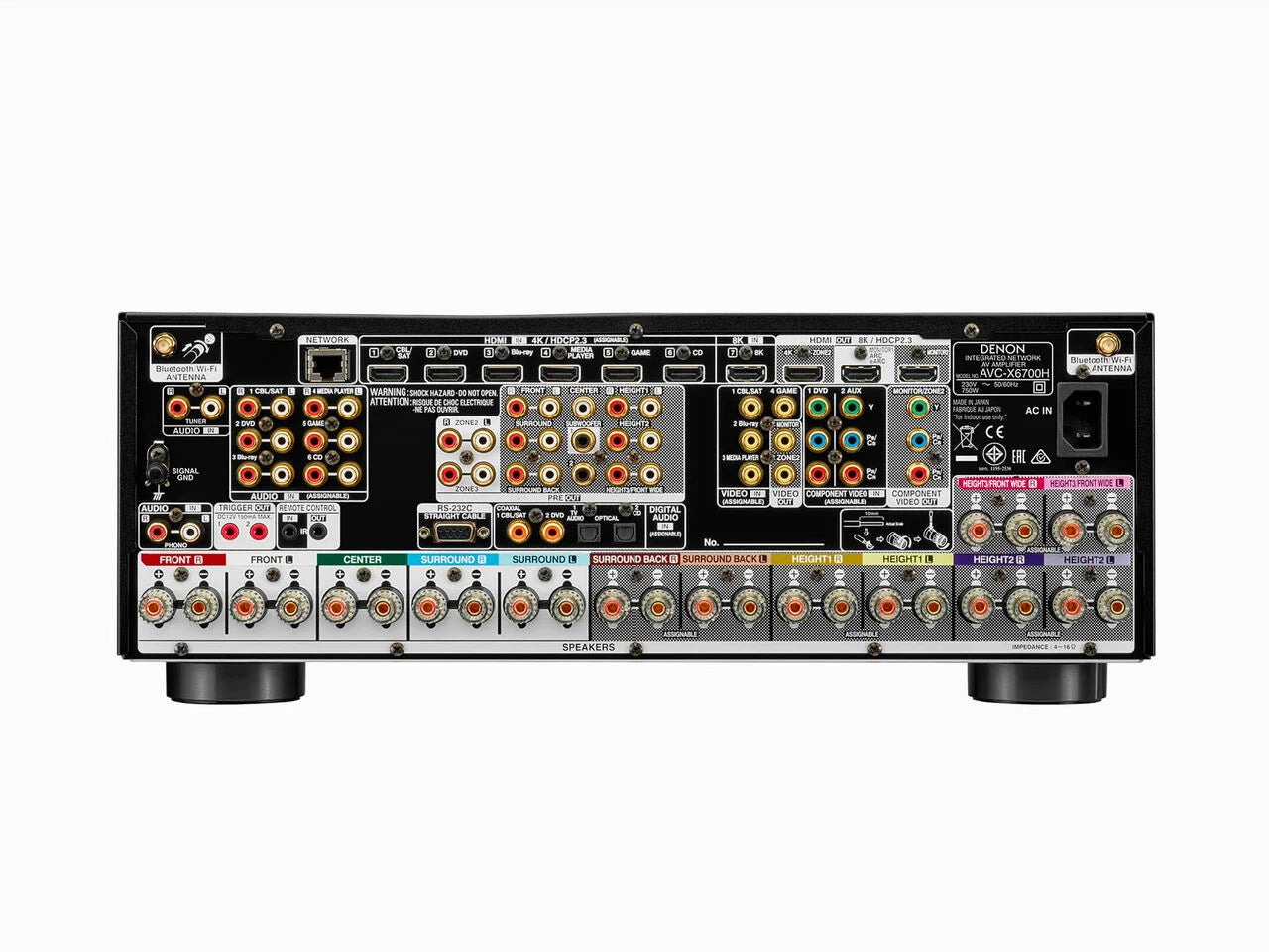 Denon AVC-X6700H 8K-AV-Verstärker mit HEOS® Built-in