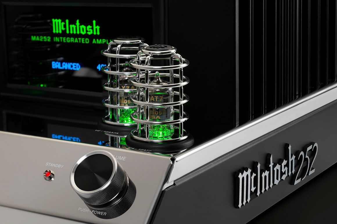 McIntosh MA252 AC Hybrid-Verstärker mit Röhrenvorstufe