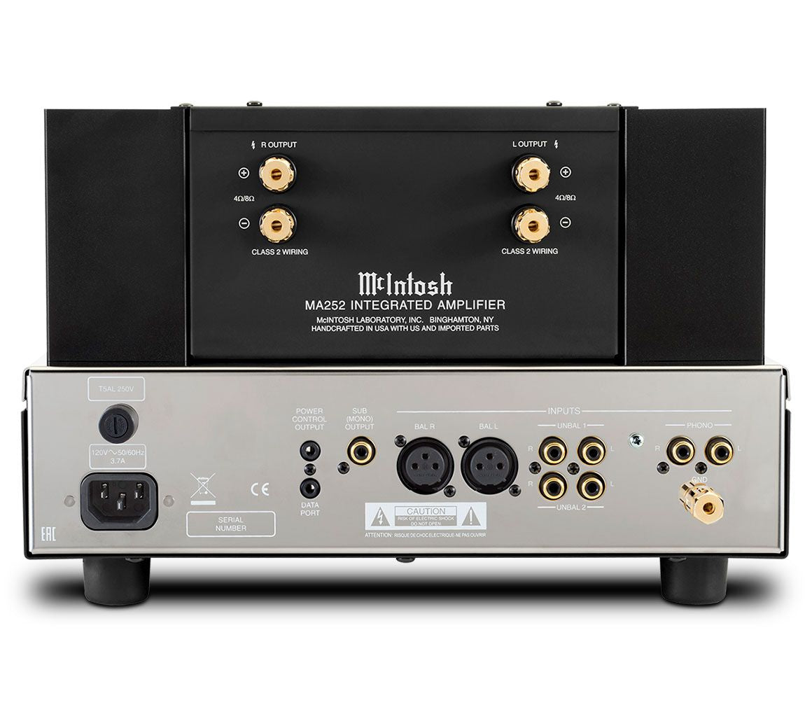 McIntosh MA252 AC Hybrid-Verstärker mit Röhrenvorstufe